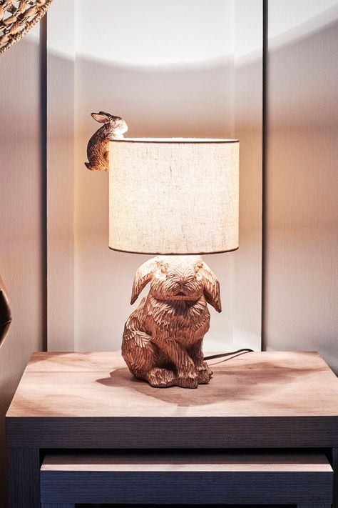 Bunny Lamp, Animal Lamp, Rabbit Decor, Small Table Lamp, Desk Table, Led Table Lamp, Small Tables, Table Desk, My Dream Home