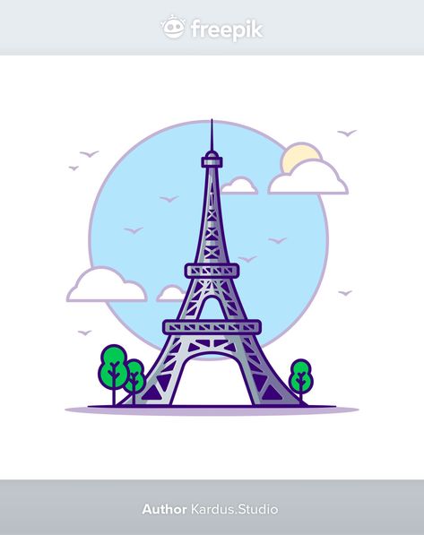 Cartoon Eiffel Tower, Eiffel Tower Cartoon, Paris Cartoon, Eiffel Tower Png, Eiffel Tower Vector, Eiffel Tower Illustration, Eiffel Tower Drawing, Travel Vector, Event Illustration