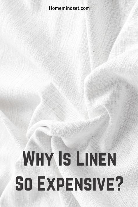 You may have wondered, why is linen so expensive? We give you the top 10 reasons and much more in our complete guide. Sustainable Living, Linen Inspiration, Post Idea, Buy Linen, Off Grid Living, Fine Linen, 10 Reasons, Eco Fashion, Linen Clothes