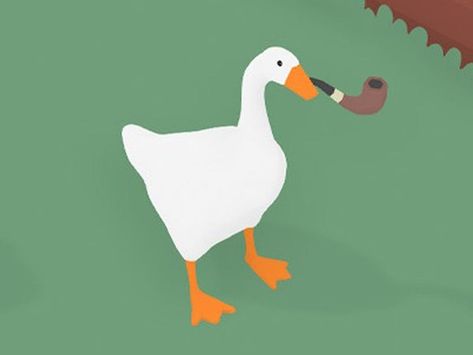 Goose Drawing, Untitled Goose Game, Goose Game, Duck Wallpaper, Moral Dilemma, Funny Duck, Duck Art, Cute Doodles, Cute Cartoon Wallpapers