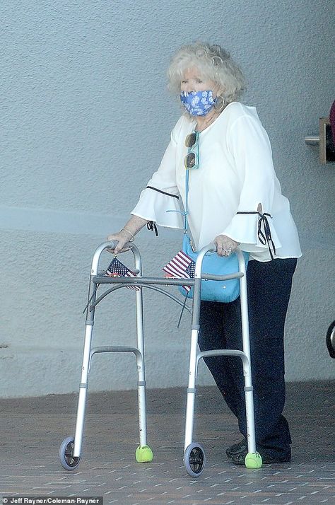 Connie Stevens Today, Australian Celebrities, Flowy White Blouse, Joely Fisher, James Stacy, Connie Stevens, Eddie Fisher, Blue Face Mask, Actor James