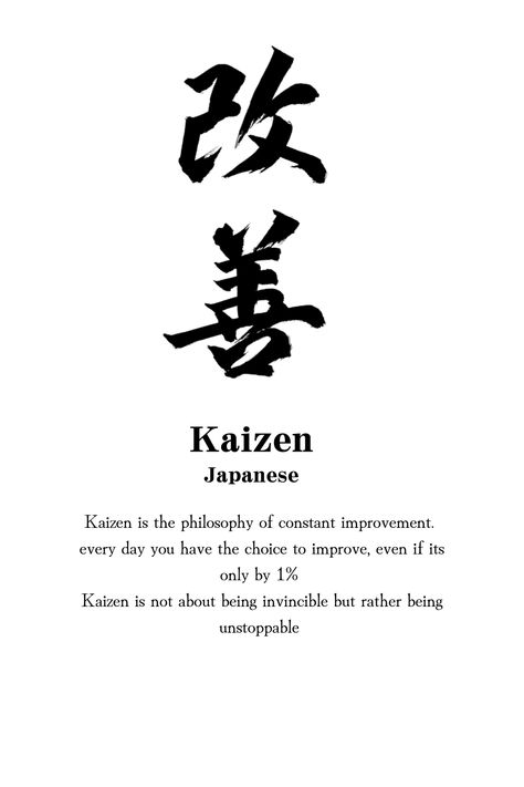 there is always room for improvement even if its just by 1kanji motivation japanese legacy improvement gym gymmotivation Japanese Letters Meaning, Motivational Japanese Quotes, Meaningful Words In Japanese, Japanese Meaningful Tattoos, Japanese Bushido Tattoo, Japanese Affirmations, Persistence Tattoo Symbols, Discipline In Japanese, Never Give Up Japanese Tattoo