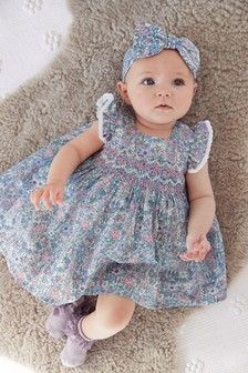 Baby Girl Clothes | Newborn Baby Girl Outfits | Next Official Site Smocked Baby Clothes, Newborn Baby Dresses, Smocked Baby Dresses, Crochet Baby Girl Dress, Baby Girl Clothes Winter, Baby Frock Pattern, Preemies