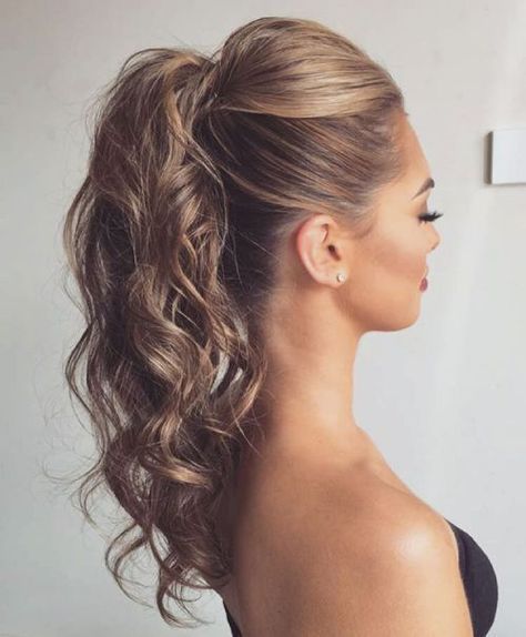 Date Night Hair, Tail Hairstyle, Elegant Ponytail, High Ponytail Hairstyles, Night Hairstyles, Evening Hairstyles, Prom Hairstyles For Short Hair, Easter Hairstyles, Black Braids