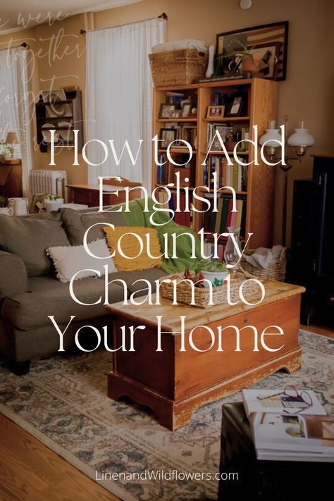 In the realm of interior design, the English country charm exudes warmth, comfort, and timeless elegance. Whether you live in a bustling city or a rural area, incorporating this style into your home can create a cozy retreat that feels both inviting and refined. Here's a step-by-step guide on how to add English country charm to your home. English Cottage Painted Furniture, English Snug Room Ideas, English Country Shabby Decor, English House Design Interior, English Country Living Room Ideas, British Decor Interior Design, English Country Bedrooms, English Interior Design Classic, Traditional English Interior Design