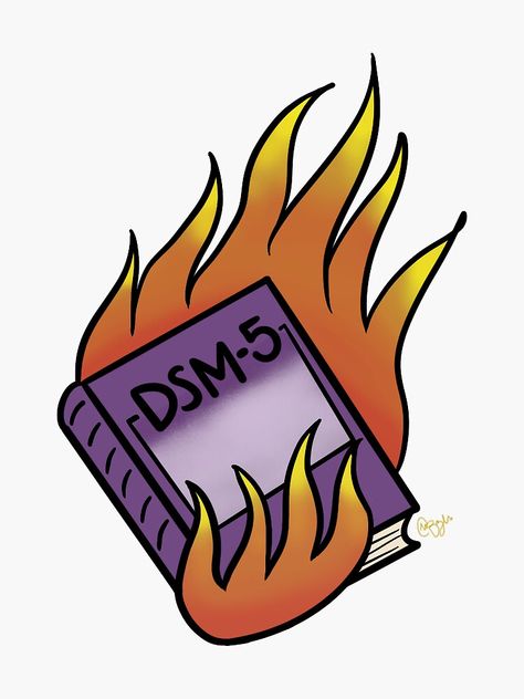 "DSM-5" Sticker by DoodleGoof | Redbubble Psychology Wallpaper, Psych Memes, Dream Psychology, Psychology Memes, Psych Major, Therapist Humor, Art Psychology, Psychology Humor, Motivation Psychology