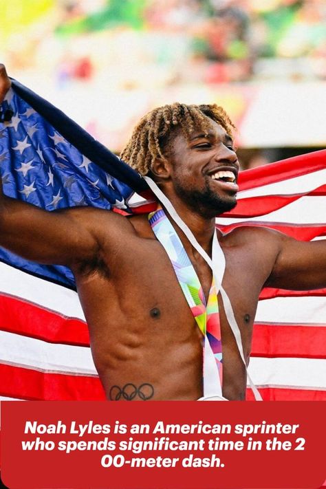 Noah Lyles is an American sprinter who spends significant time in the 200-meter dash.

Noah Lyles' date of birth is July 18, 1997. Presently he is 25 years of age.

He is the ongoing scene record holder in the occasion with a period of 19.31 seconds this year.

His level is 5 ft 11 in and weight is 70 kg. He became famous for his 200 meter expartics.

noah lyles height,noah lyles wife,noah lyles net worth,noah lyles brother,noah lyles high school,noah lyles medals, Running, High School, Noah Lyles, Record Holder, Date Of Birth, Net Worth, 25 Years, Sports News, Period