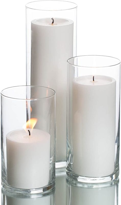 Interior Pillars, Pilar Candles, Pillar Candle Centerpieces, Gold Votive Candles, Tall Pillar Candles, Pillar Candles Wedding, Cylinder Candles, Best Smelling Candles, White Pillar Candles