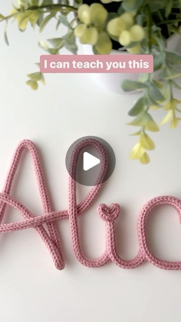 Naty | Handmade Knitted Wire Names on Instagram: "✨🧶 Crafting stunning knitted wire art has never been easier with My Letter Template! Say goodbye to the hassle of creating names from scratch and hello to endless creativity. Experience the joy of completing your first name with ease. Ready to get started? Check out the link in my bio for access to my templates! Run, because they are on SALE now for 50%OFF. 🏃‍♀️   . . . #KnittedWireArt #Crafting #DIY #LetterTemplate #CreativityUnleashed #knit #tricotin #KnittingTips #WireArt #Crafting #Tutorial#KnittingHacks #HandmadeArt #DIYCrafts #KnittingInspiration #EtsySeller #SmallBusinessOwner #KnittingCommunity #CraftingVideo #ViralTutorial #tricotin #alphabetlettertemplate #knittingtemplate #knitting #knit #knittingwireart #nurserydecor #customna Knitted Wire Names Tutorial, Wire Knitting Templates, Wire Letters Alphabet Template, Wire Alphabet Letters, Tricotin Alphabet, Rope Name Sign Diy, Icord Templates, Wire Names Diy How To Make, Wire Letters Alphabet