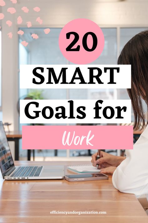 20 SMART Goal for Work #eventplanner Performance Goals Examples, Personal Work Goals Examples, Setting Work Goals, Work Goals For 2024, Goals For Work Evaluation, Smart Goals Examples For Employees, Performance Goals For Work, Smart Goals Examples For Work, Professional Goals Examples