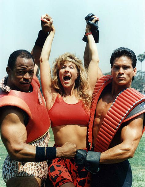 Hundreds of hopefuls auditioned for American Gladiators TV show on July 8 1989 in Los Angeles California American Gladiators is the hottest new TV... Los Angeles, Tv Shows, Angeles, 1980s Tv Shows, American Gladiators, 1980s Tv, New Tv, Training Camp, Fashion Board