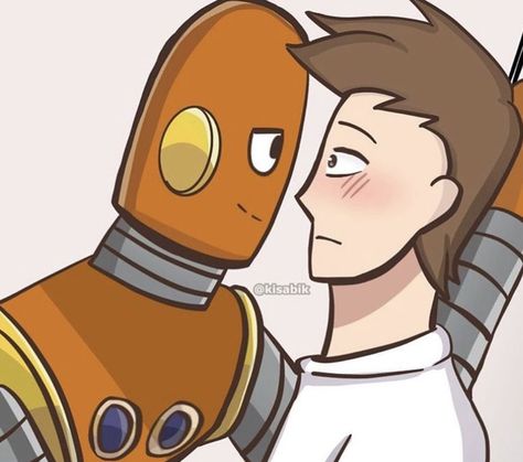 Tim X Moby Ship Fanart, Tim And Moby Brainpop Ship Fanart, Tim From Brainpop, Tim X Moby Fanart, Moby X Tim, Tim From Tim And Moby, Tim And Moby Ship, Tim And Moby Fan Art, Brainpop Fanart