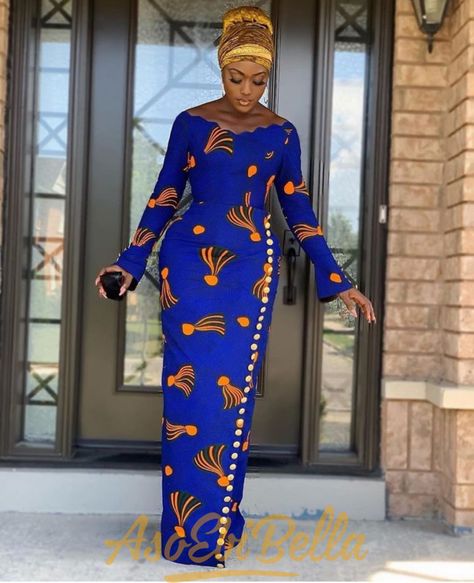 AsoEbiBella.com presents – The Latest Aso Ebi Styles -Vol. 298 | BellaNaija Mode Prints, Ankara Maxi Dress, African Party Dresses, Ankara Clothing, African Print Skirt, Ankara Gowns, Sunday Style, African Maxi Dresses, Ankara Dresses