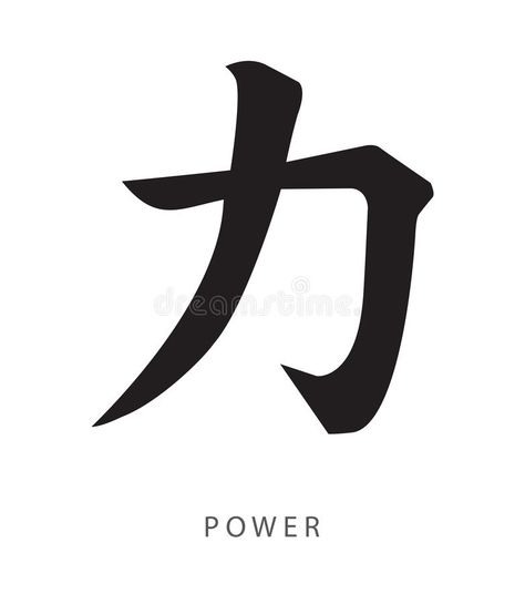 Power Symbol Tattoo, Japanese Symbols Tattoo, Japanese Tattoo Words, Tattoo Writing, Tato Suku, Tattoo Word, Tattoo Words, Kanji Tattoo, Chinese Symbol Tattoos