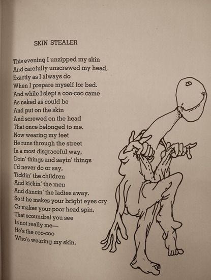 11 of Shel Silverstein's Most Weird and Wonderful Poems Scary Poems Creepy Nursery Rhymes, Poems With Pictures, Tim Burton Poems, Horror Poems, Scary Nursery Rhymes, Creepy Nursery Rhymes, Scary Poems, Strange Quotes, Misguided Ghosts