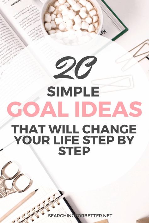 A List Of 20 Goal Ideas For 2020. Trying to figure out your personal life goals? Create a list of meaningful goals that inspire you this year to create daily, weekly and monthly habits for your best life with these simple goal ideas. #goals #goalsetting #newyear #newyearsresolutions #life Personal Life Goals, Personal Goals List, Habits Quotes, Monthly Habits, Goal Ideas, Personal Goal Setting, Life Goals List, Habit Quotes, Goal Planner Printable