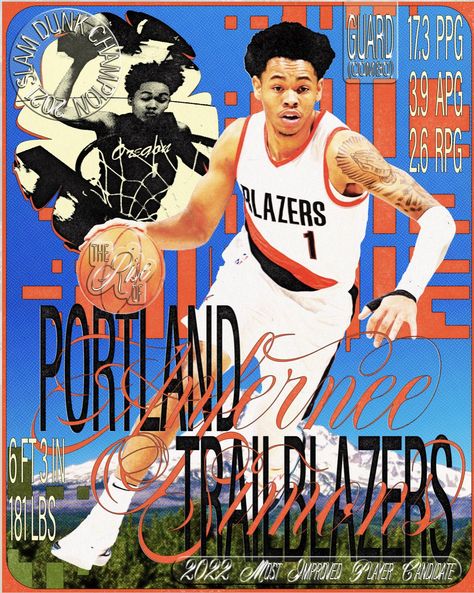 draaained anarcho-swiftie 🏴 on Twitter: "this genre of graphic design has got to go… " Kel Lauren, Anfernee Simons, Office Poster, Portland Trailblazers, Music Magazines, Trail Blazers, Basketball Cards, Sports Design, Trading Card