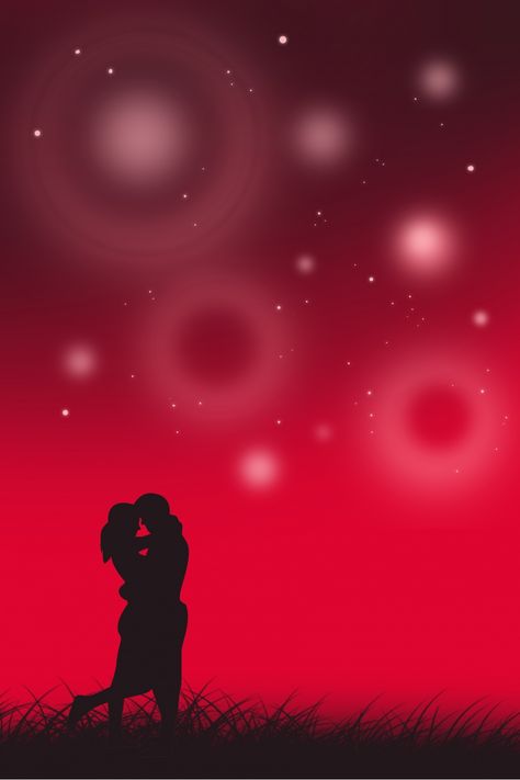 cartoon, red, love, couple, hug, kiss, red bottom, heart shaped, couple background Red Love Background, Love Theme Background, Couples Background, Couple Background, Couple Hug, Love Background, Background Love, Image Couple, Plan Image