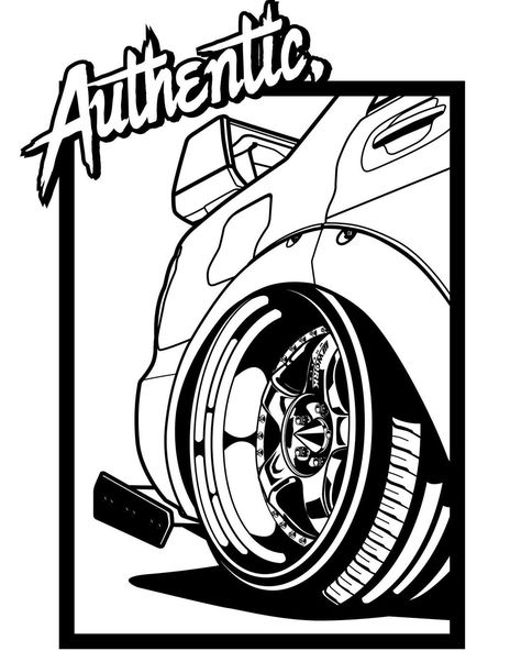 Automotive Tattoo, Car Vector Illustration, Cars Vector, Car Drawing Pencil, American Traditional Tattoo Ideas, Traditional Tattoo Ideas, Tattoo Process, Landing Page Inspiration, Automotive Illustration