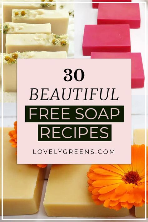 A collection of free natural soap making recipes including floral, citrus, herbal, vegetable, spice, and farmhouse soap recipes. Simple and beautiful soap ideas suitable for beginner soap makers and the more advanced #soapmaking #soaprecipe Best Selling Soap Scents, Summer Soap Ideas, Cinnamon Soap Recipe, Orange Soap Recipe, Beeswax Soap Recipe, Soap Making Videos, Natural Soap Making Recipes, Beeswax Soap, Milk Soap Recipe