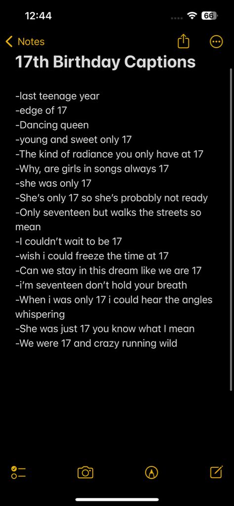 Thirteen Birthday Captions, Birthday Instagram Songs, Birthday Note For Instagram, Taylor Birthday Captions, 17birthday Caption, 17 Birthday Story Instagram, 17 Birthday Quotes For Me, Birthday Caption Taylor Swift, 17 Quotes Birthday