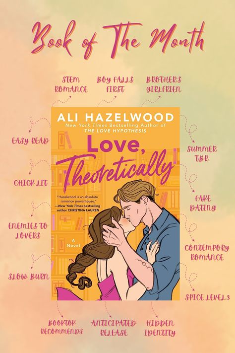 #booktok #tiktok #booktokrecommends #ali #alihazelwood #books #bookofthemonth #junereads #reads #readers #spicyreads #frenemies #enemiestolovers #slowburn #booktoks #tiktokrecommendations #books #booklover #books #romance #stemromance #romanticbooks #tbr #tbrreads #chicklit #fakedating #hotbooks #summer #love #lovetheoratically #hazelwoodbooks #lovehypothesis #bookish #classics #bookstagram #bookblog #booklove #bookworm #joking #socialmedia #tiktok #instagram # Slowburn Romance Books, Modern Romance Books, Love Thereotically Book, Korean Romance Books, If Love Series, Frenemies To Lovers Aesthetic, Slow Burn Romance Books, Book Tok Books, Ali Hazelwood Books