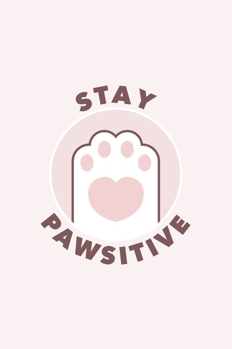 Stay Pawsitive Cat Lover T-Shirt | Cat Paw | Funny Cute Cat Drawing | Simple Cat Paw Drawing | Cute Art | Kawaii Art | #cat #funny #goodvibes Cute Cat Drawings Kawaii, Cute Cats Drawing Kawaii, Cat Lover Drawing, Cute Paw Drawing, Kawaii Phone Drawing, Cute Cat Simple Drawing, Cute Paws Wallpaper, Kawaii Art Cat, Dog Kawaii Drawing