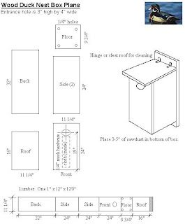 Wood Plans: Wood Duck House Plans Duck Nesting, Wood Duck House, Duck House Plans, Duck Houses, Birdhouse Plans, Attracting Butterflies, Nest Box, Duck House, Bird House Plans