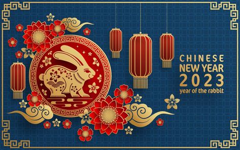 Happy Chinese New Year 2023 Year Of The Rabbit, Happy Chinese New Year 2023 Design, 2023 Chinese New Year Rabbit, Imlek 2023 Rabbit, Chinese New Year 2023 Wallpaper, Rabbit Year 2023, Chinese New Year 2023 Rabbit, Imlek 2023, Lunar New Year Rabbit