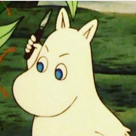 moomintroll knife angry reaction pic Angry Reaction Pic, Angry Reaction, Reaction Pic