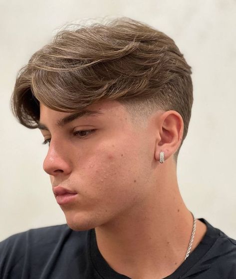 #barbershop hashtag on Instagram • Photos and videos Curtain Fade Haircut Men, Taper Fade Haircut Long On Top, Taper Fade Long Hair Straight, Middle Part With Low Taper, Taper Fade Curtains Men, Low Taper Fade Middle Part, Curtains Undercut, Boys Haircut Trendy Fade, Curtain Hairstyle Men