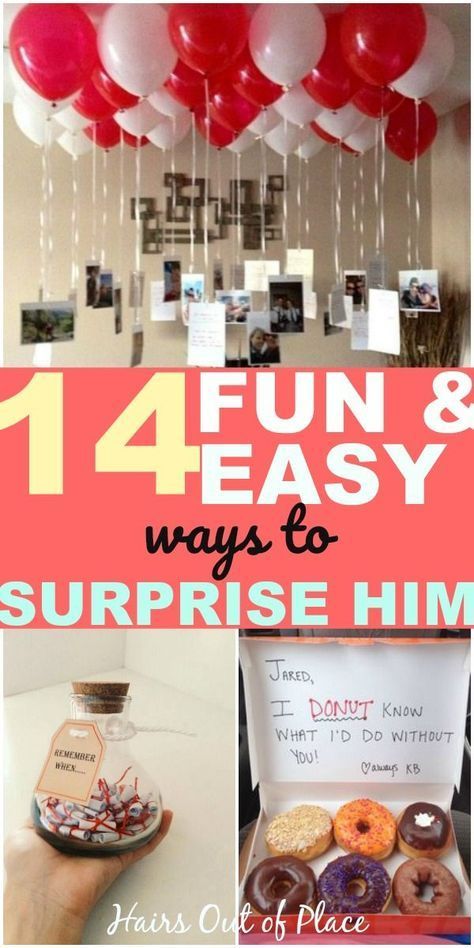 14 DIY gifts for boyfriends that also make cute ways to surprise him for his birthday, an anniversary or these are awesome ideas for a homecoming proposal or promposal too. #giftsforhim #boyfriendgifts #homecoming #promposal #diygifts #birthdays Diy Birthday Gifts For Him, Simple Valentines Gifts, Saint Valentin Diy, Gifts For Boyfriends, Bday Gifts For Him, Presente Diy, Surprise Gifts For Him, Surprise Boyfriend, Anniversaire Diy