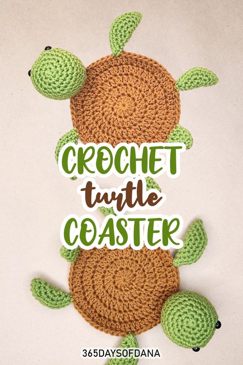 Crochet Turtle Pattern, Crochet Potholder Patterns, Crochet Coasters Free Pattern, Quick Crochet Patterns, Crochet Frog, Crochet Coaster, Crochet Turtle, Crochet Coaster Pattern, Crochet Design Pattern