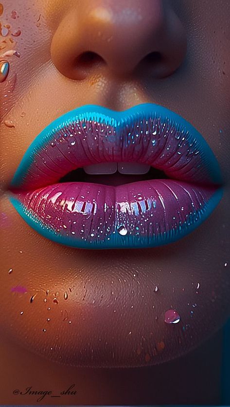 Wet Lip Look, Lips Reference, Lips Wallpaper, Lip Artwork, Nice Wallpapers, Lip Pictures, Lips Art Print, Pop Art Lips, Wet Lips