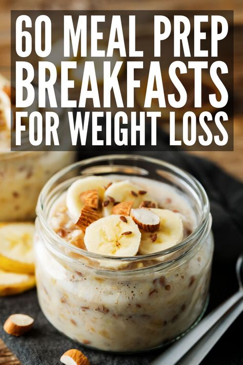 Low Calorie Breakfast, Make Ahead Breakfast Ideas, Healthy Make Ahead Breakfast, Menu Sarapan Sehat, Oat Recipes Healthy, Overnight Oats Recipe Healthy, Resep Diet, Overnight Oats Healthy, Easy Healthy Meal Prep