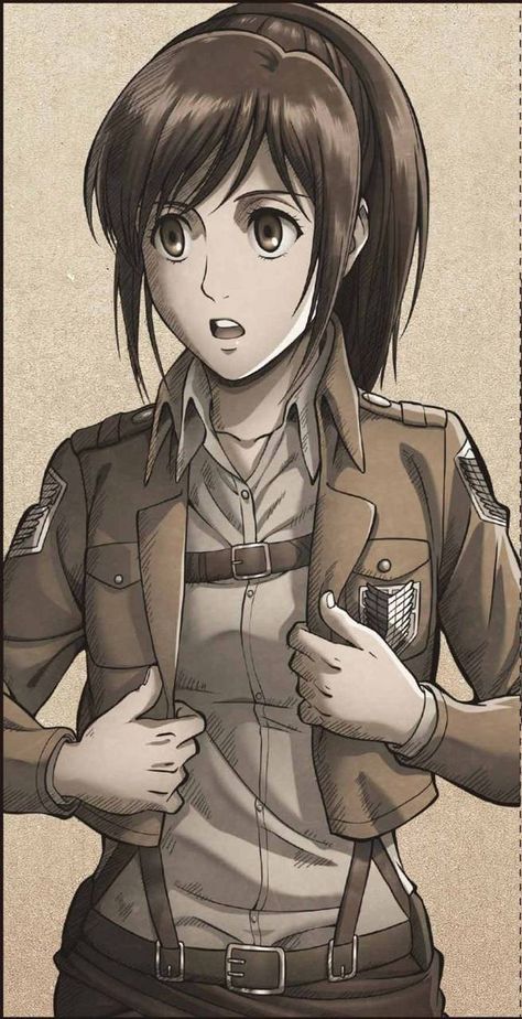 Hd Illustration, Potato Girl, Attack Titan, Sasha Blouse, Aot Wallpaper, Sasha Braus, Attack On Titan 2, Futurisme Retro, Attack On Titan Aesthetic