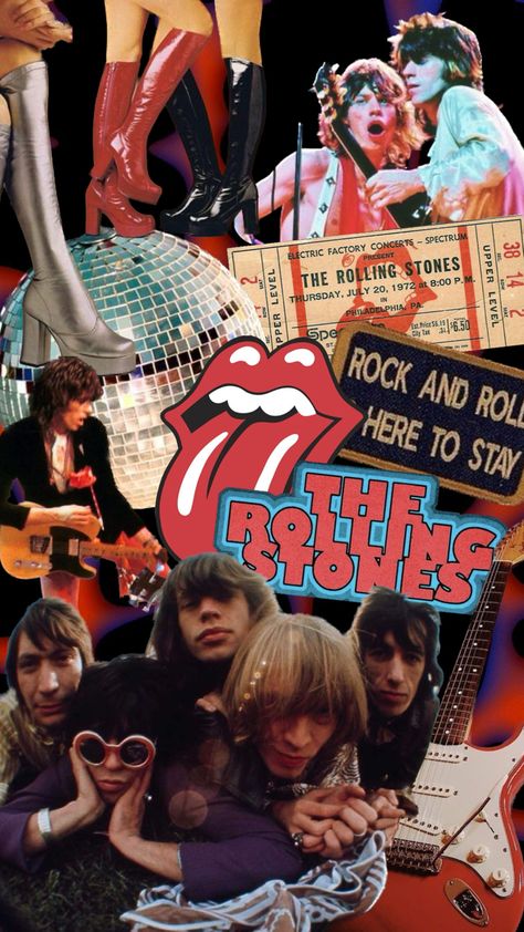 The Rolling Stones Aesthetic Wallpaper, 70s Rock Aesthetic Wallpaper, Band Aesthetic Outfits, 60s Rock Aesthetic, 70s Rock And Roll Aesthetic, 70s Rock Aesthetic, 70s Rockstar Aesthetic, The Roling Stones, 70s Aesthetic Wallpaper