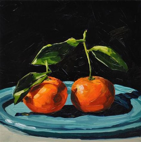 Margaritas, Orange Fruit, Blue Painting, Daily Paintworks, Fine Art Gallery, Original Fine Art, Art Painting Oil, Fruits And Vegetables, Art For Sale