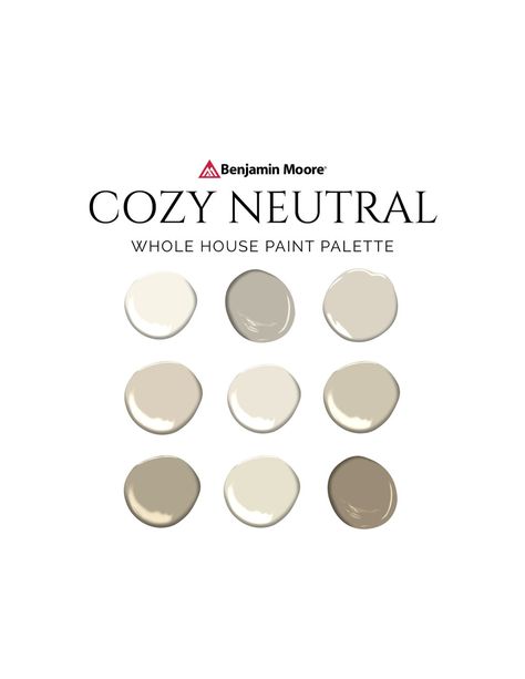 Butlers Pantry Paint Colors, Benjamin Moore Quiet Moments, Hall Colours, Interior Design Color Palette, Neutral Paint Palette, Whole House Paint Colors, Quiet Moments Benjamin Moore, Space Decorations, Interior Paint Palettes