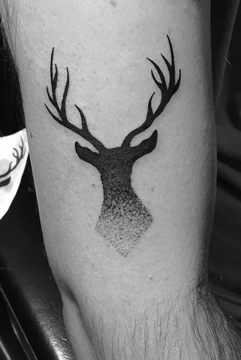 Small Deer Head Tattoo, Stag Silhouette Tattoo, Small Deer Tattoo Men, Nordic Deer Tattoo, Small Stag Tattoo, Elk Silhouette Tattoo, Deer Tattoo Sketch, Small Elk Tattoo, Deer Tattoos Men