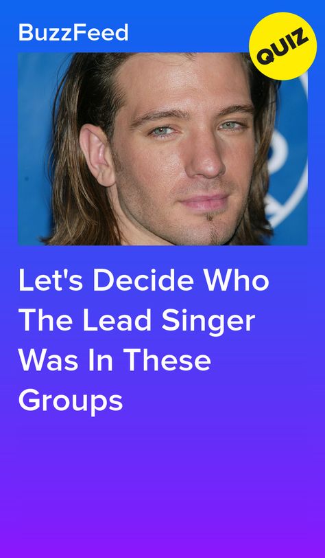 Let's Decide Who The Lead Singer Was In These Groups Good Charlotte, Lil Kim, Pete Wentz, Quizes Buzzfeed, Phish, Choose Wisely, Blink 182, Jonas Brothers, Backstreet Boys