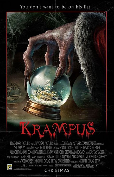 Krampus (2015) Krampus 2015, Krampus Movie, Christmas Horror Movies, Christmas Horror, Legendary Pictures, Film Horror, Adam Scott, Mischa Barton, I Love Cinema