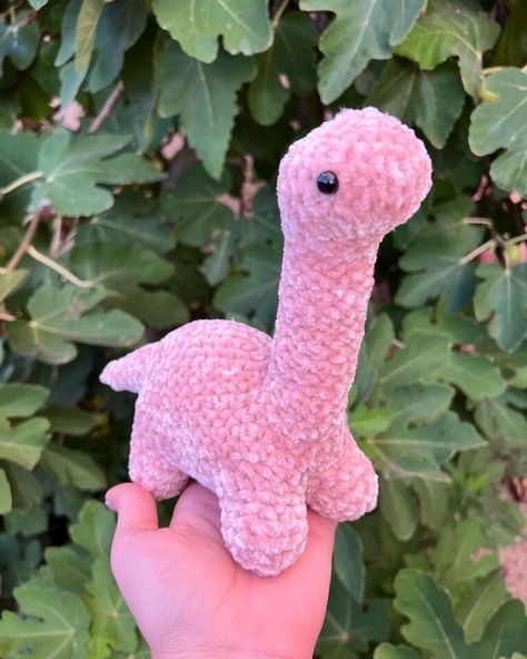 Amigurumi Brontosaurus Dinosaur Crochet Pattern - Amigurumi Crochet Dinosaur Pattern Free, Dinosaur Crochet Pattern, Chunky Yarn Crochet, Dinosaur Crochet, Crochet Dinosaur Patterns, Easy Crochet Animals, Crochet Dinosaur, Crochet Patron, Crochet Animals Free Patterns