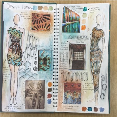 Design ideas : Sammy Research Sketchbook, Sketchbook Fashion, Fashion Sketchbook Inspiration, Book Portfolio, Fashion Portfolio Layout, Sketchbook Layout, Textiles Sketchbook, A Level Textiles, A Level Art Sketchbook