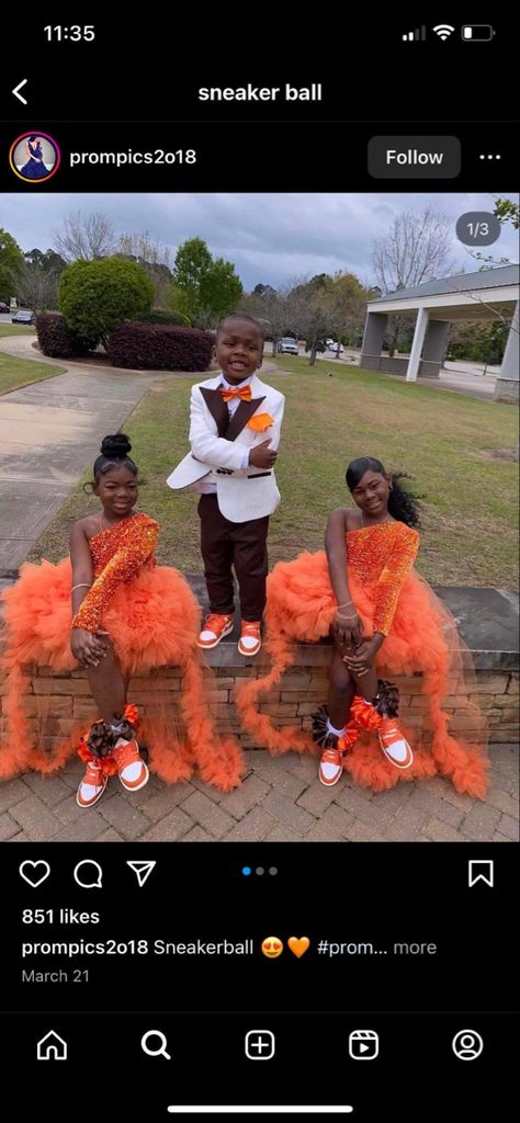 Sneakerball Party Outfits, American Traditional Sleeve, Couple Sneakers, Sweet Sixteen Birthday Party Ideas, Cheer Extreme, Black Kids Fashion, Ball Birthday Parties, Lil Girl Hairstyles, Gala Party