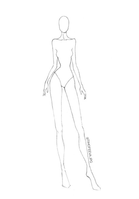 My fashion figure template for your design, 11-Head fashion figure, fashion pose to illustrate your clothes. #fashionfigure #fashionpose #fashionillustration #figuretemplate Model Figure Pose, Pose Mannequin, Figure Template, Fashion Sketch Template, Fashion Illustration Template, Croquis Fashion, Fashion Model Drawing, Fashion Figure Templates, Fashion Pose