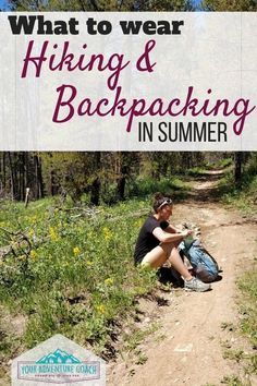 If you're new to hiking check this out to learn what hiking pants or shorts and hiking shirts you should wear this summer. PLUS a few extra things to bring along on your summer hikes | What To Wear Hiking | #hikingtips #hikingoutfit Backpacking Tips, Backpacking Gear, What To Wear Hiking, Hiking Supplies, Summer Hike, 10 Essentials, Hiking Essentials, Camping Checklist, Camping Outfits