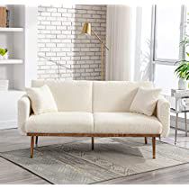 Check this out! Small Sleeper Sofa, Spring Living Room Decor, Convertible Couch, Spring Living Room, Small Couch, Bedroom Couch, Futon Couch, White Couches, Office Couch