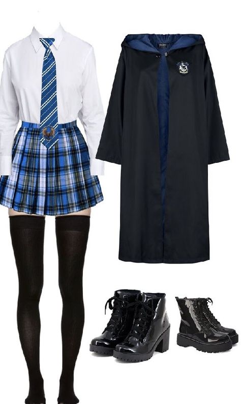 Ravenclaw uniform | Harry potter dress, Hogwarts outfits, Ravenclaw outfit Ravenclaw Dress, Harry Potter Ravenclaw Outfits, Hogwarts School Uniform, Ravenclaw Costume, Ravenclaw Uniform, Harry Potter Uniform, Ravenclaw Outfit, Harry Potter Dress, Hogwarts Uniform