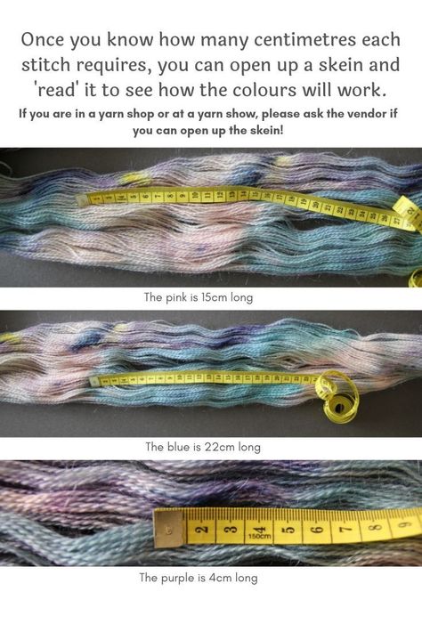 How to 'read' a skein of variegated yarn for crochet – Provenance Craft Co Yarn For Crochet, Thread & Yarn, Crochet Circles, Thread Art, Variegated Yarn, Yarn Projects, Yarn Shop, Crochet Knit, Learn To Crochet